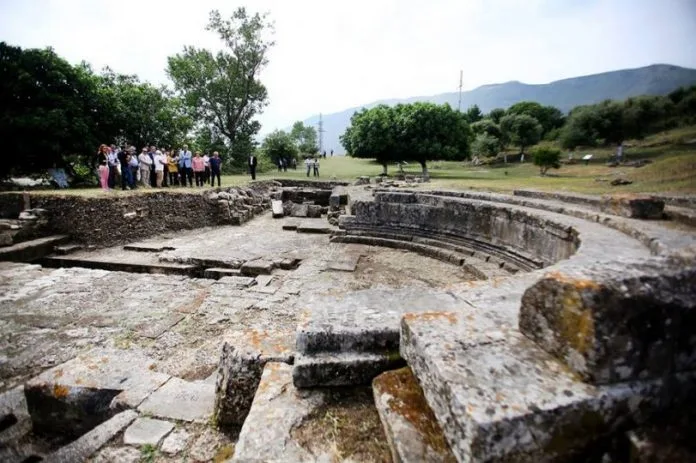 Ruins in the Archaeological Park of Orikum