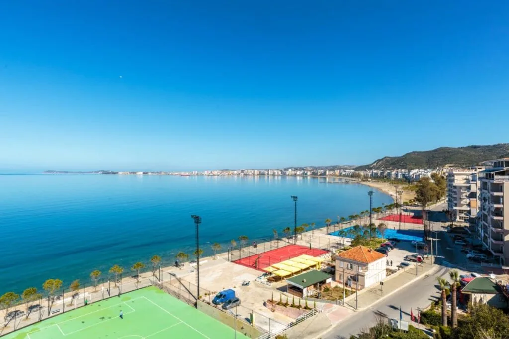 View of Lungomare, Vlore